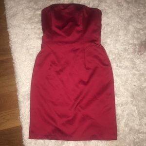 Gorgeous silk red dress